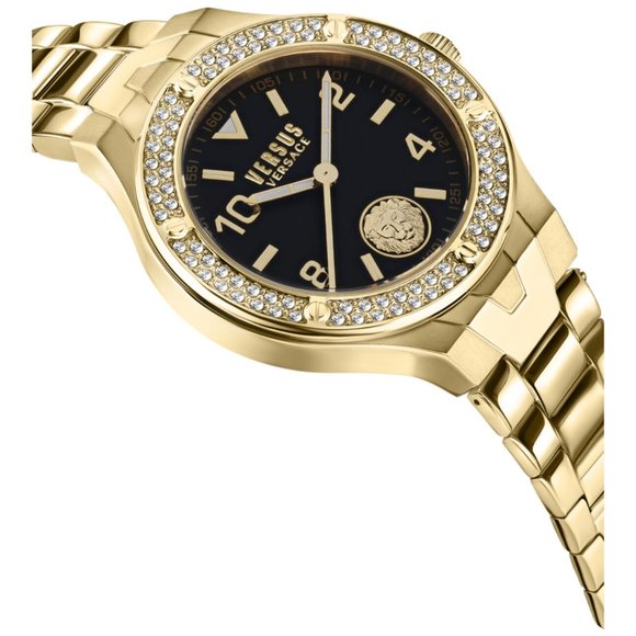 🔥New Versace Versus Two Row Diamond Watch